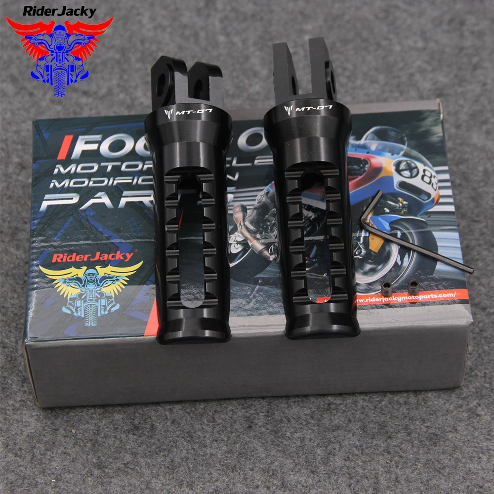 Передняя подножка RiderJacky CNC для мотоцикла подножки педаль Yamaha MT 07 MT07 MT7 2018 2019|Руль