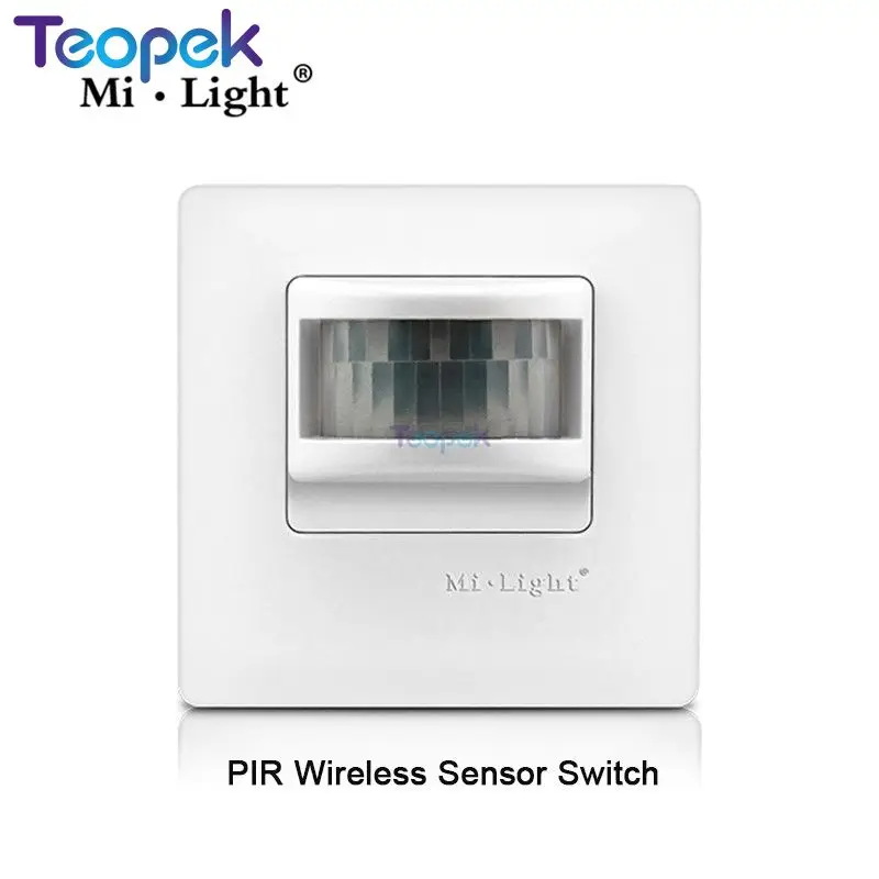 MiBoxer FUT034 AC 220 В вход PIR беспроводной датчик переключатель 8 м расстояние