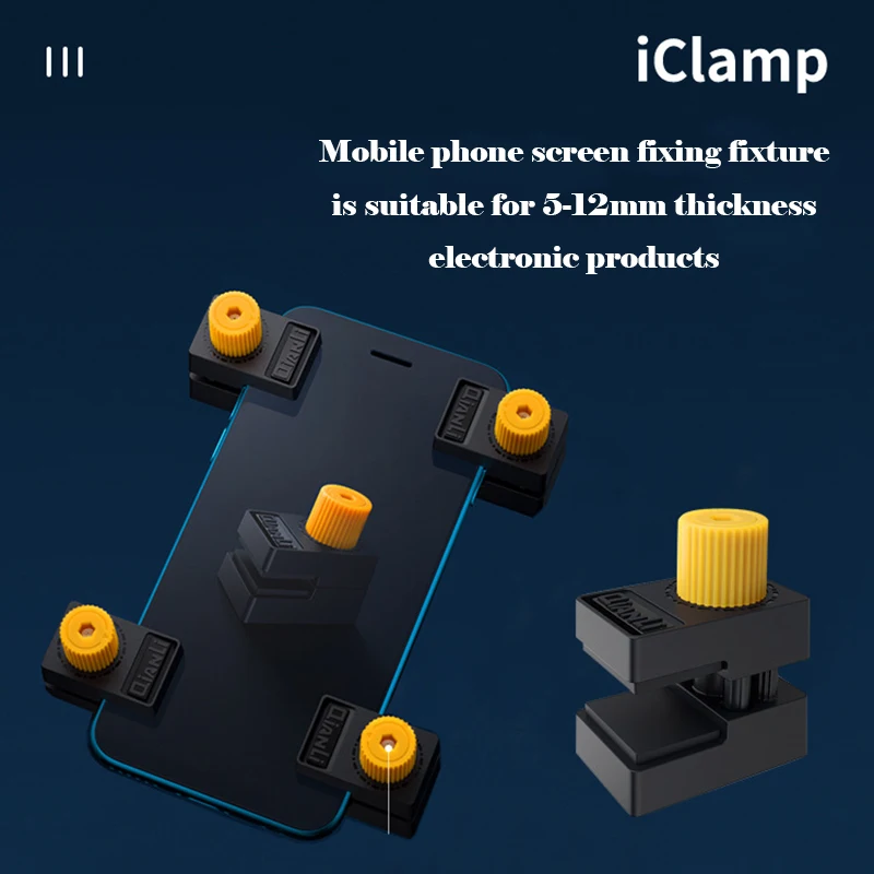 

Qianli 4pc iClamp 2nd Generation Phone LCD Screen Fix Adjustable Fastening Clamp Tool for iPhone iPad Screen Repair Fixture