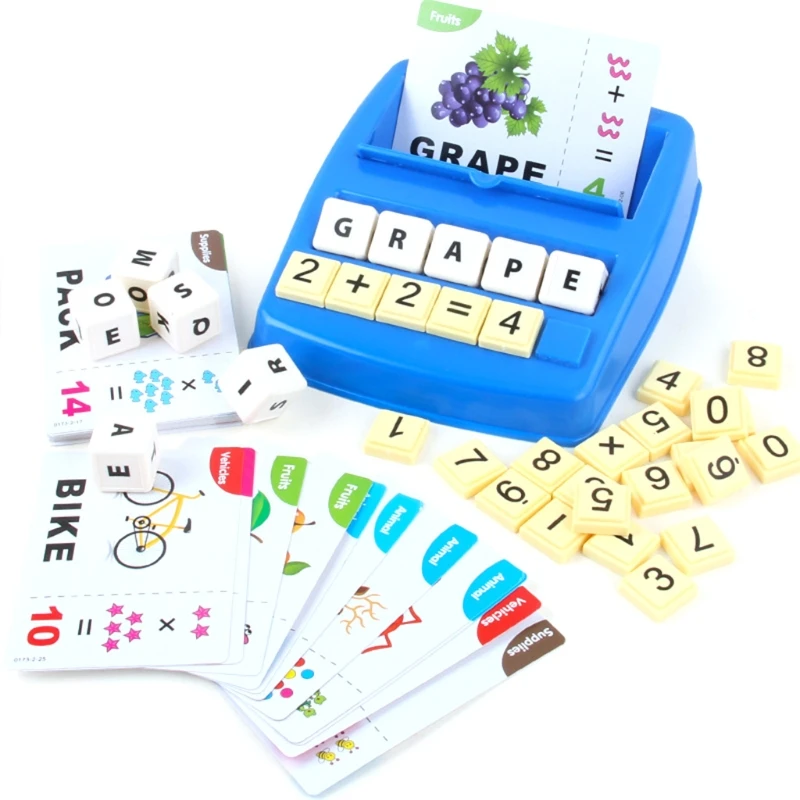 

28EC Word Recognition Spelling Memory Games Preschool Kindergarten Table Brain Game