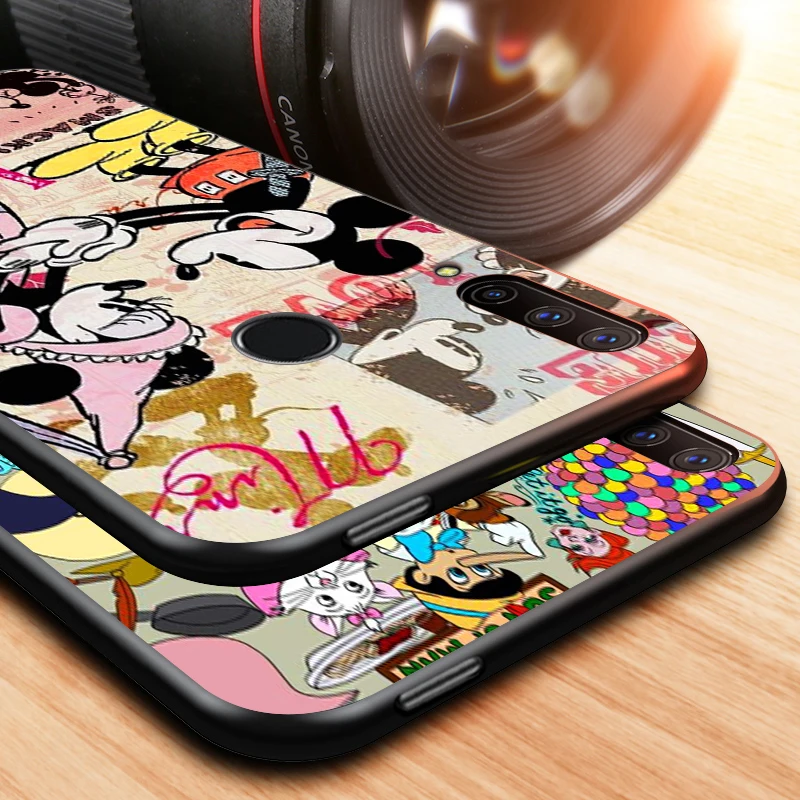 

Disney Retro Mickey for Huawei Honor 30 20 10 9S 9A 9C 9X 8X MAX 10 9 Lite 8A 7C 7A Pro Silicone Black Phone Case