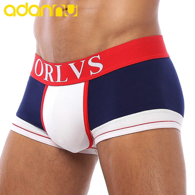 ADANNU сексуальные боксеры для мужчин мужское нижнее белье дышащие хлопковые