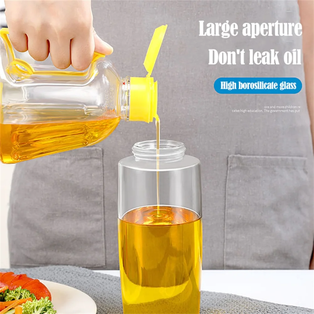 

1Pcs 500ML Oil Vinegar Dispenser Glass Bottle With Measurements Oil Sprayer Dispenser For Household Kitchen Cooking