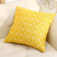 4545 nordic linen pillowcase geometric pattern decorative cushion cover throw pillow sofa bedroom office sofa pillowcover 40759