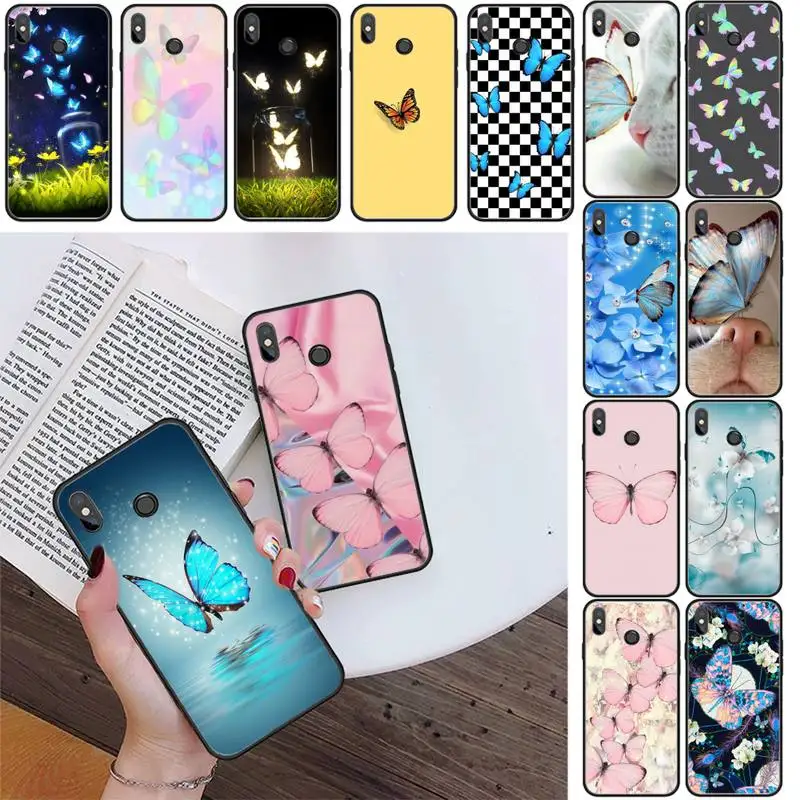 

Butterfly Phone Case For Xiaomi Redmi Note10 Pro Note8 Pro 8T Note9 9S Redmi8 8A Note7 9C