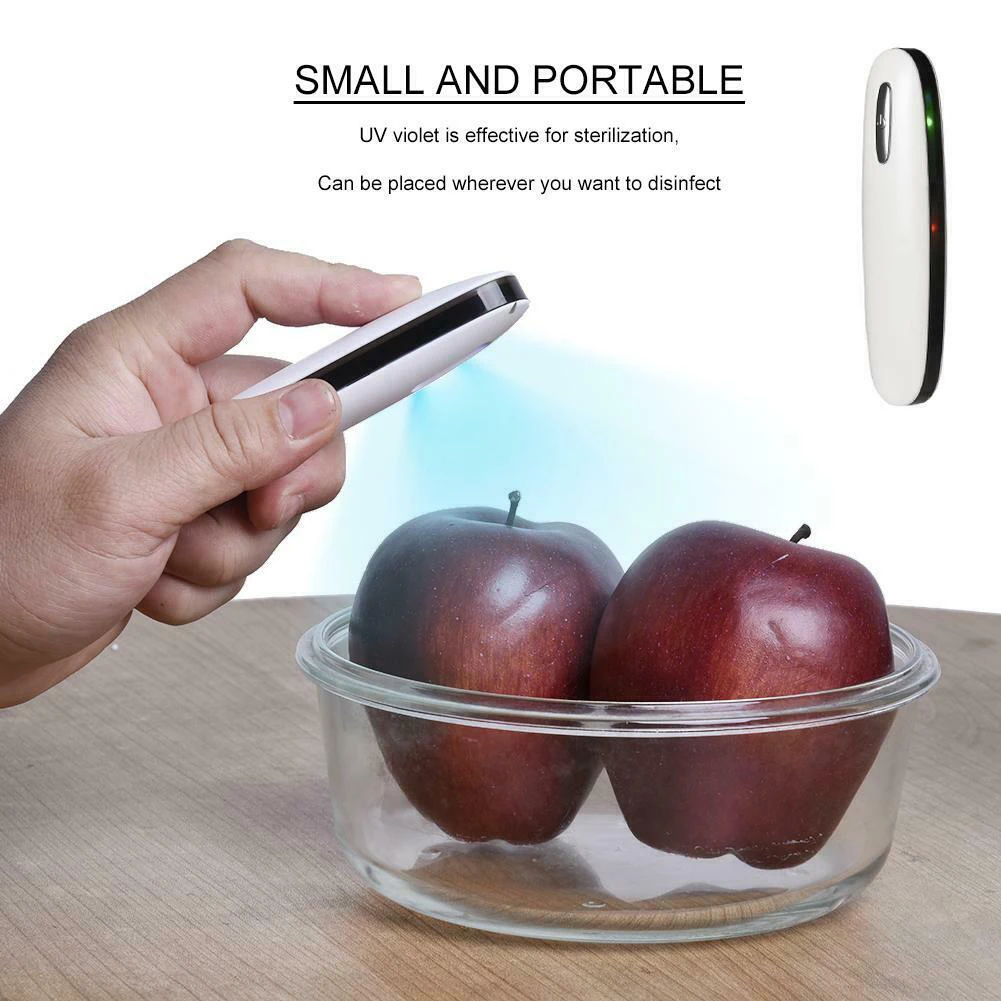 Портативная ультрафиолетовая лампа USB перезаряжаемая Светодиодная стерилизатор