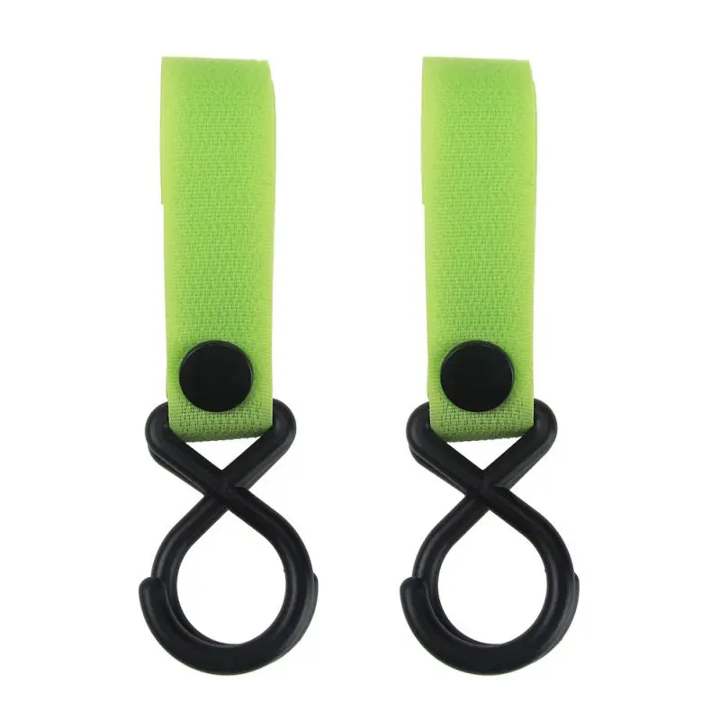 

Hooks Pushchair Car Hanger Hanging Straps 12 Color Convenient Plastic Baby Stroller Accessories Pram For Kids