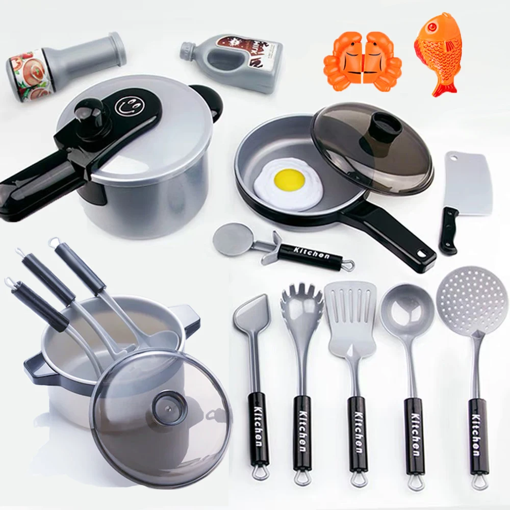 44 шт. набор кухонных игрушек для девочек маленьких детей ролевые игры имитация