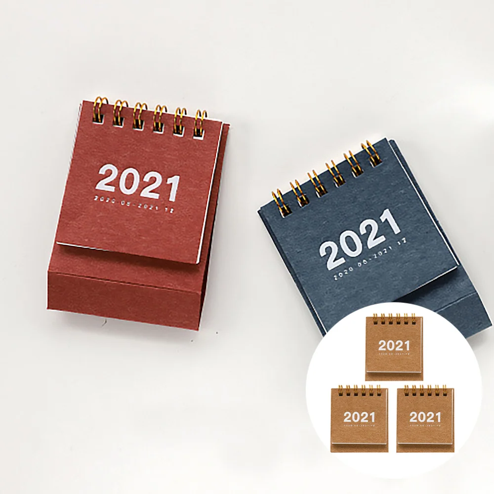 3 шт. мини календарь Настольный обычные план (на китайском языке)|Календари| |