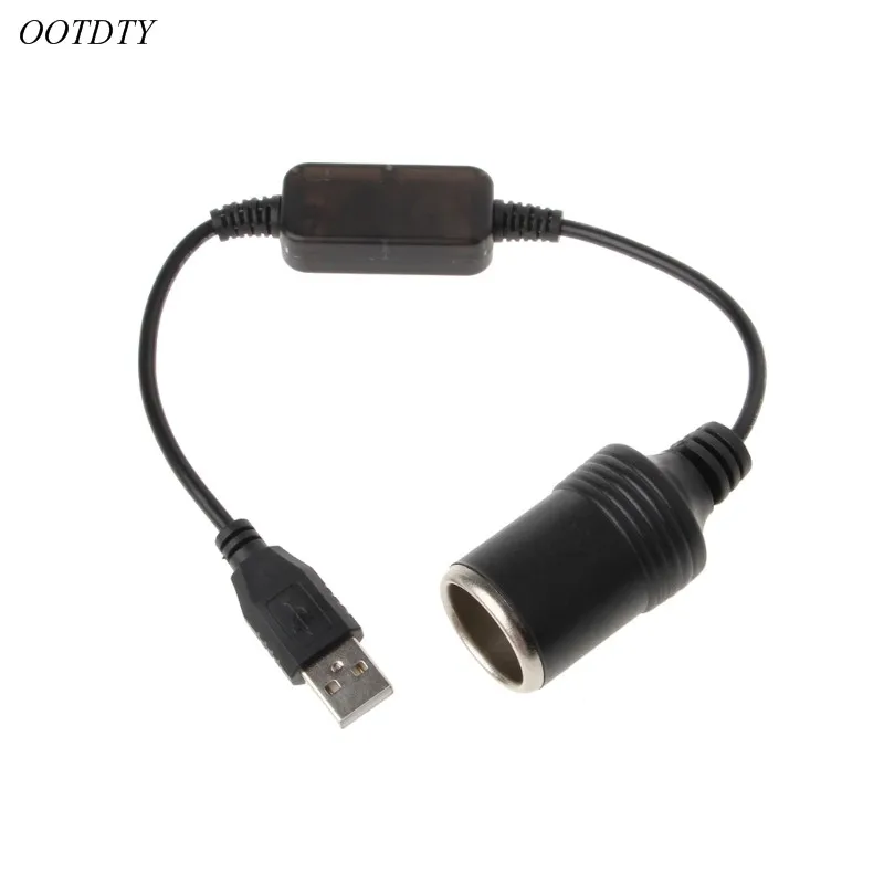 Адаптер преобразователя питания с проводным контроллером и USB портом на 12