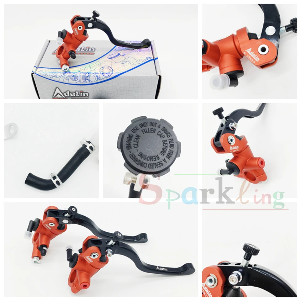 Универсальный 19 мм * 18 Гидравлический Главный цилиндр сцепления Adelin 19RCS тормозной