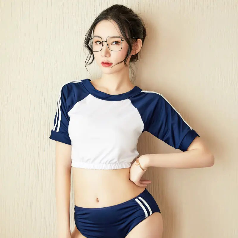 Новый продукт плюс бархатная Милая Спортивная одежда для гимнастики с рукавами