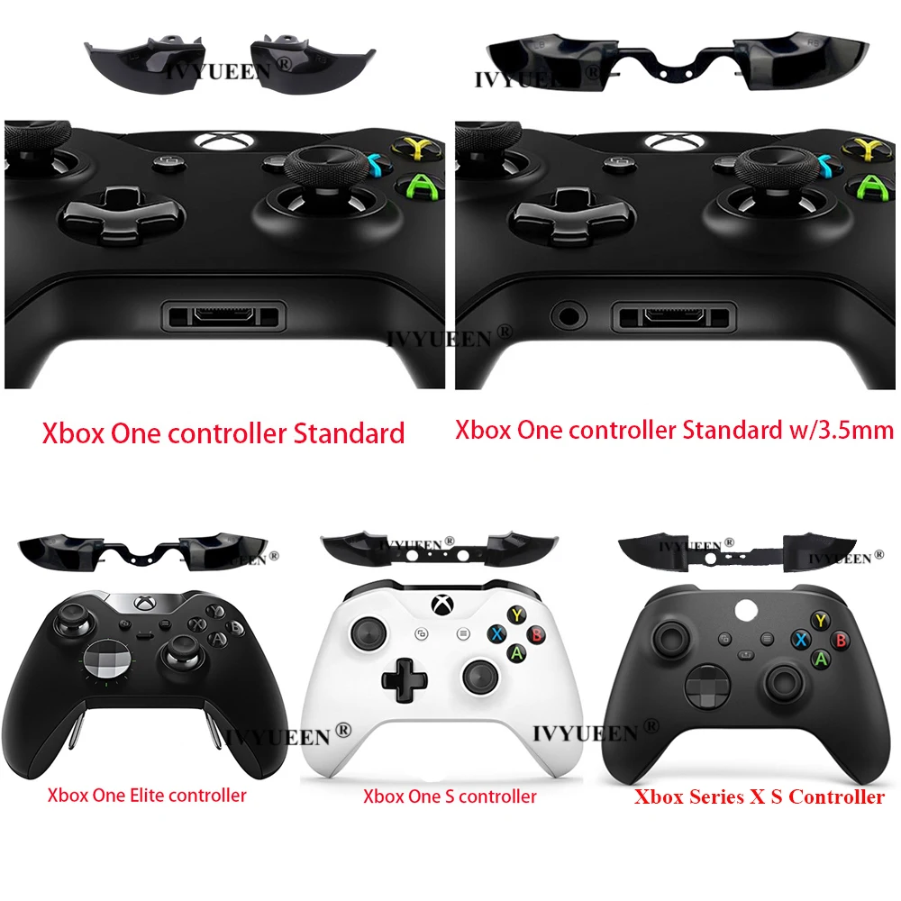 Фото Кнопки бамперы IVYUEEN LB RB для контроллера Xbox One Elite серии X S с разъемом 3 5 мм Кнопки бамперы IVYUEEN LB RB для контроллера Xbox One Elite серии X S с разъемом 3 5 мм