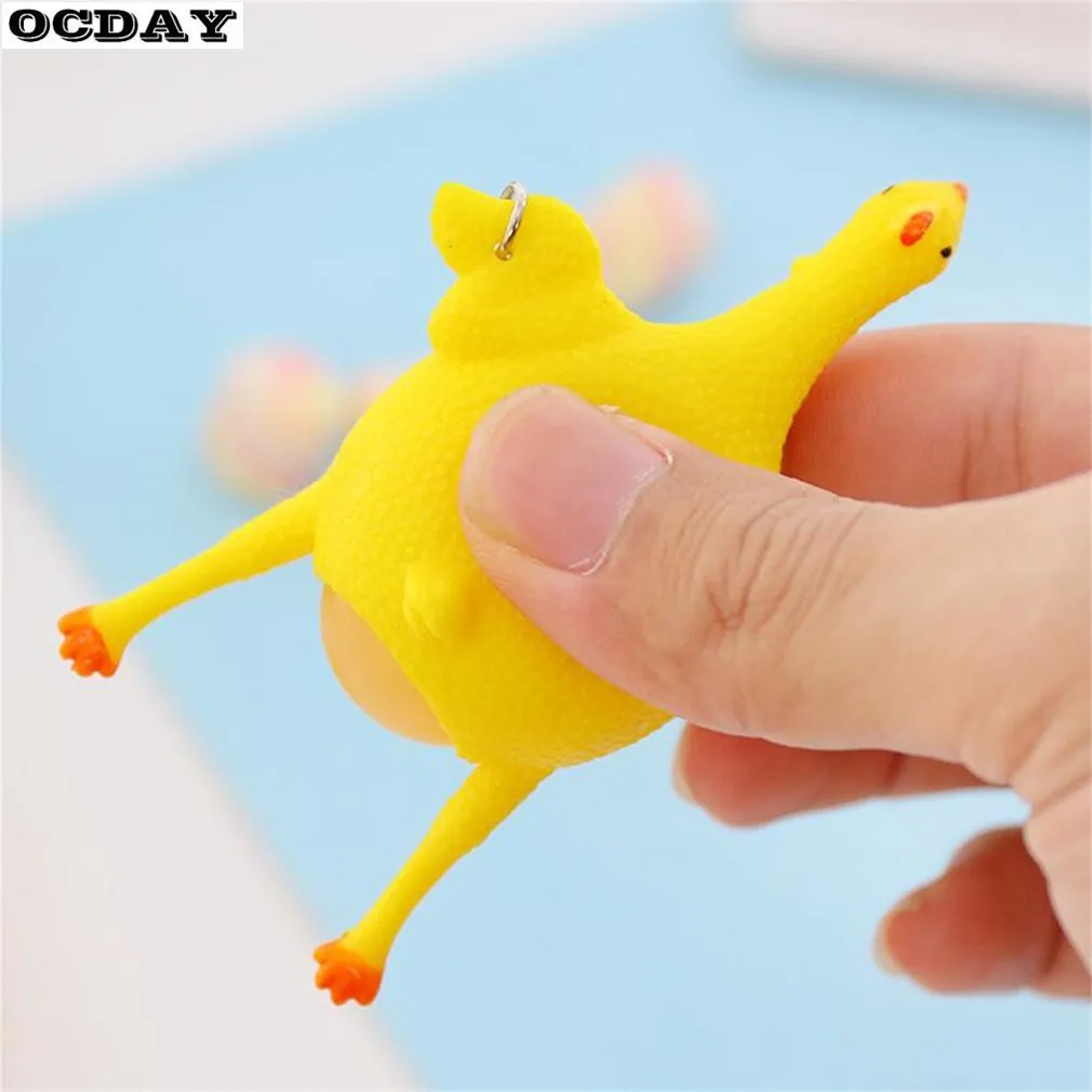 OCDAY Новинка сжимает яйцо несушек игрушки "Цыплята" вентиляционная курица