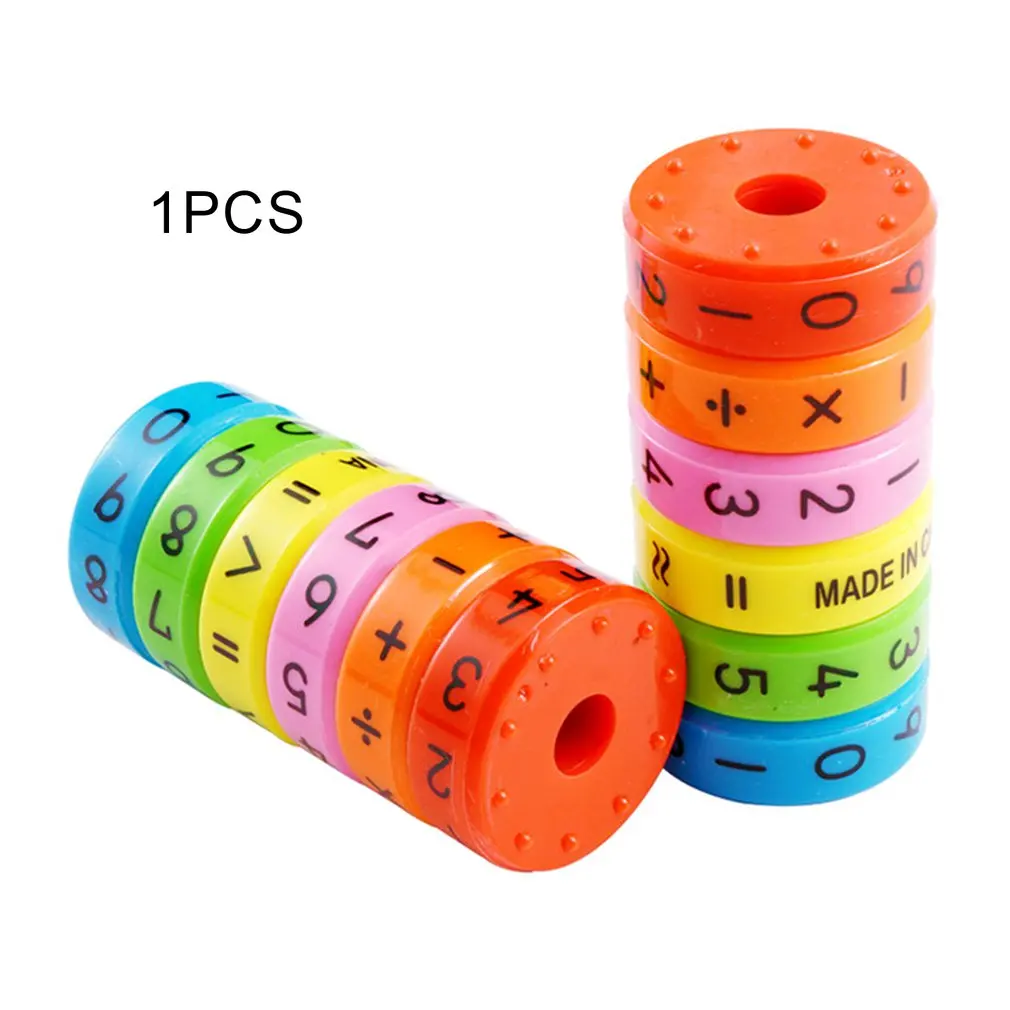 

New Designed Axis Magnetic Mathematics Arithmetic Learning Kids Puzzle Educational Cube Toys Magnetic Number