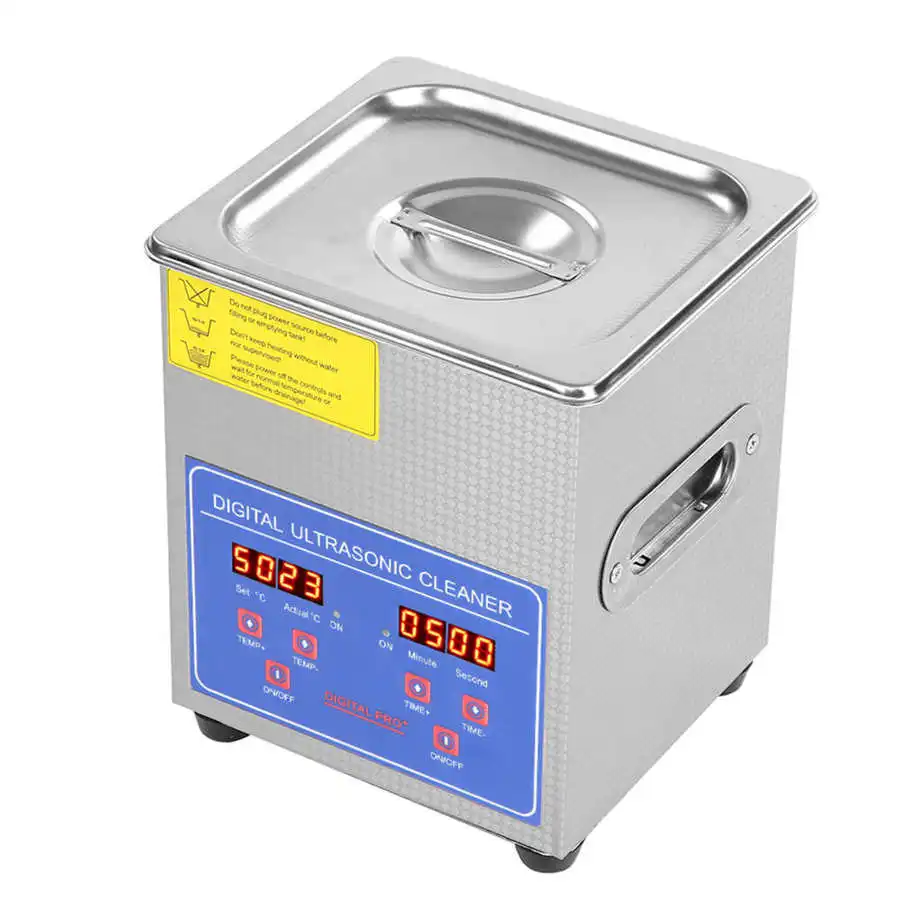 Сверхзвуковой очиститель 2L 60 Вт из нержавеющей стали с подогревом