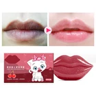 Маска для губ с кристаллами вишни, розовые патчи для губ, увлажняющая эссенция, против морщин, против высыхания, корейская косметика, маска для ухода за губами, 20 шт.