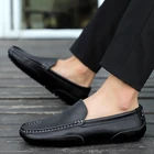 Мокасины мужские деловые, роскошные трендовые Повседневные слипоны, лоферы, итальянская обувь для вождения, черные кроссовки, 2021