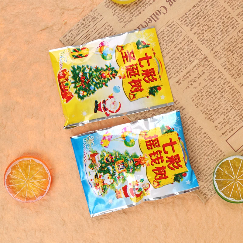 

2pcs 12x9x3cm Multicolor Magic Growing Paper Tree Toy Grow Christmas Trees Kids Science Toys For Children