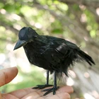 Искусственная ворона для Хэллоуина, Искусственный Декоративный ворон, реквизит, искусственная птица, новинка, аксессуары для вечевечерние