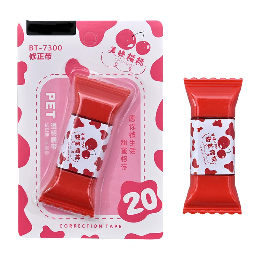 Привлекательного леденцового Форма Корректирующая лента студентов корректор