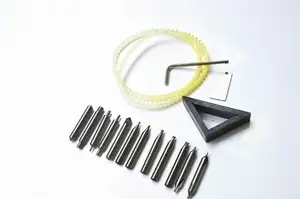 Комплект концевых фрез 17 шт., для всех режущих станков, слесарные инструменты, насадки для стальных сверл