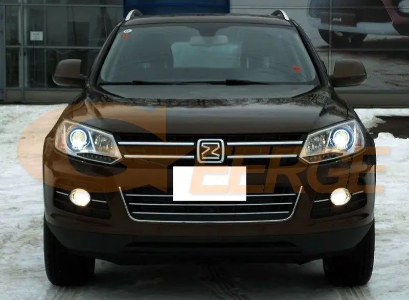 Для Zotye T600 2014 2015 2016 отличные ультра яркие CCFL ангельские глазки Halo кольца комплект