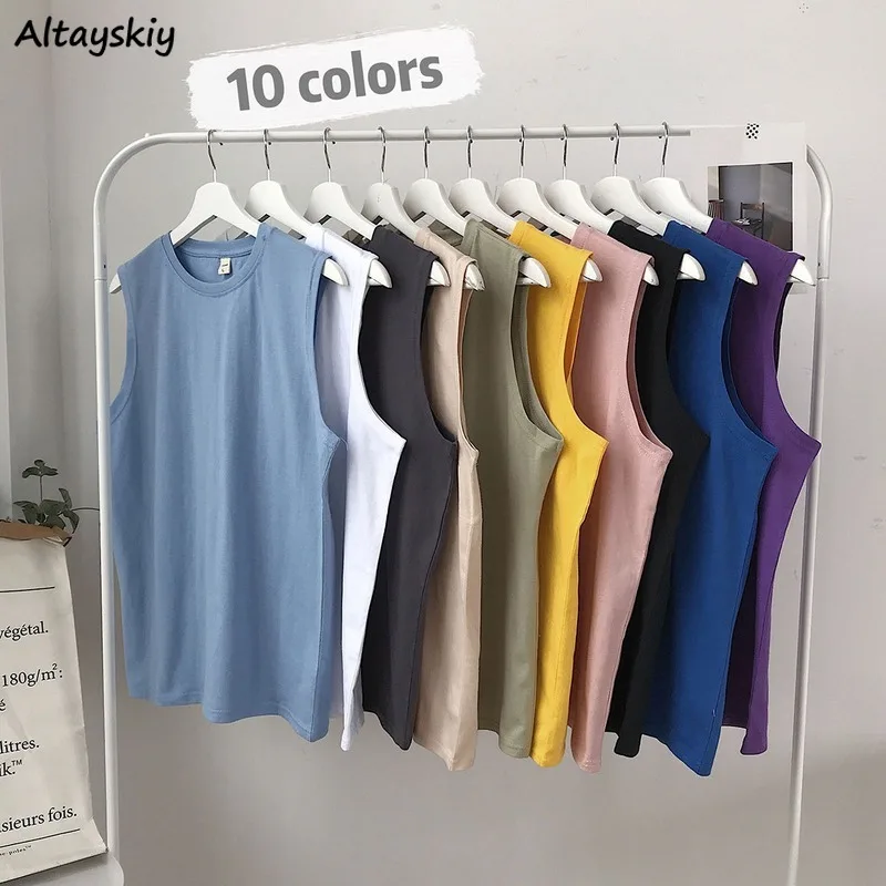 

Майка женская однотонная, унисекс, 10 цветов, 4XL, размера плюс
