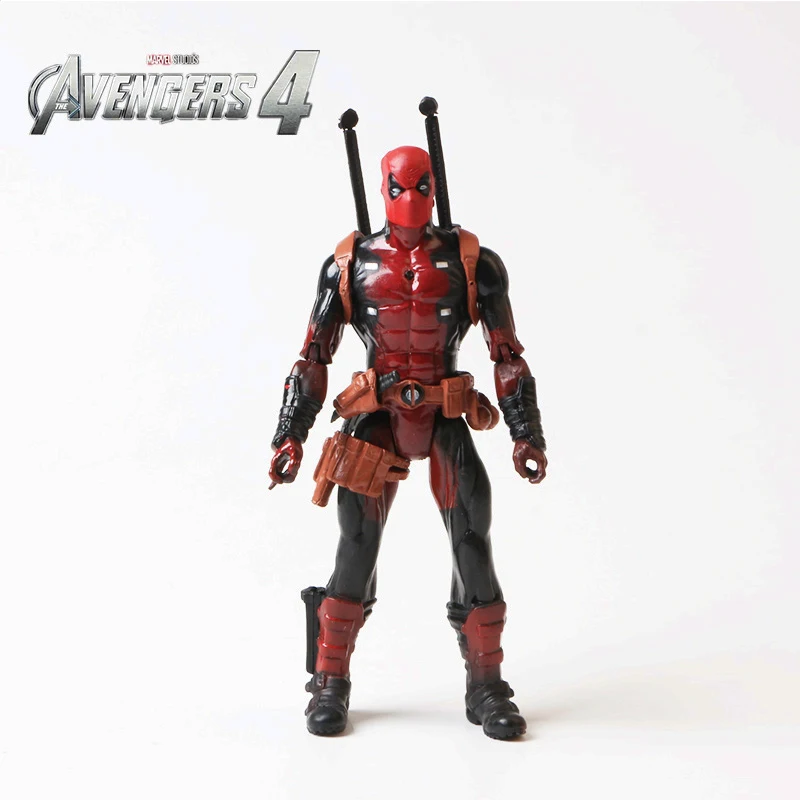 Серый Marvel классика 19 см Дэдпул фигурка ПВХ кукла модель KO's NECA " Ultimate Специальные Особенности супер пошаговые игрушки коллекция - Цвет: Серый