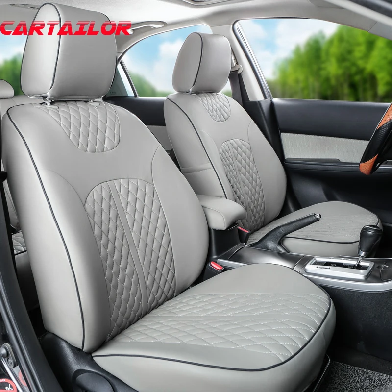 Чехлы на сиденья CARTAILOR из искусственной кожи для Kia Sorento 2013 2015 чехлы сидений