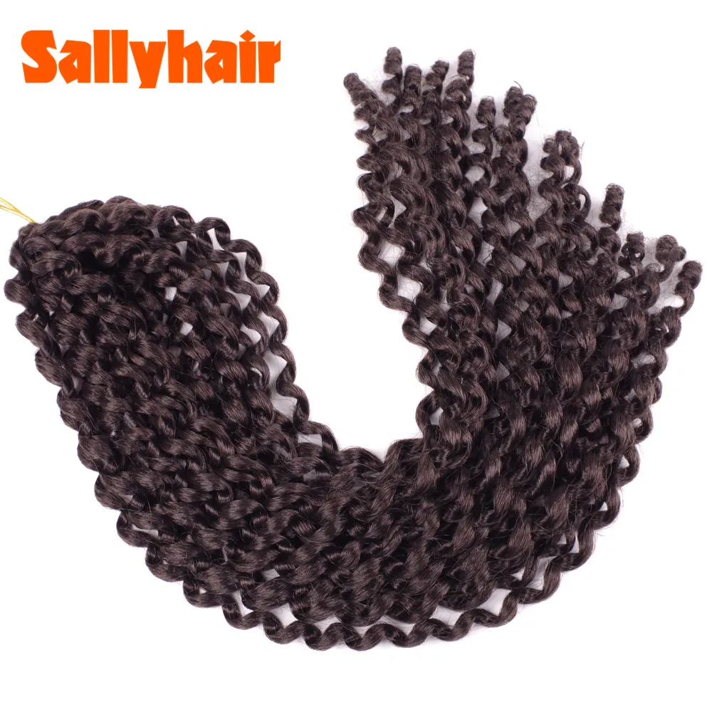Sallyhair страсти твист пушистые предварительно крючком косички Омбре Nubian Твист