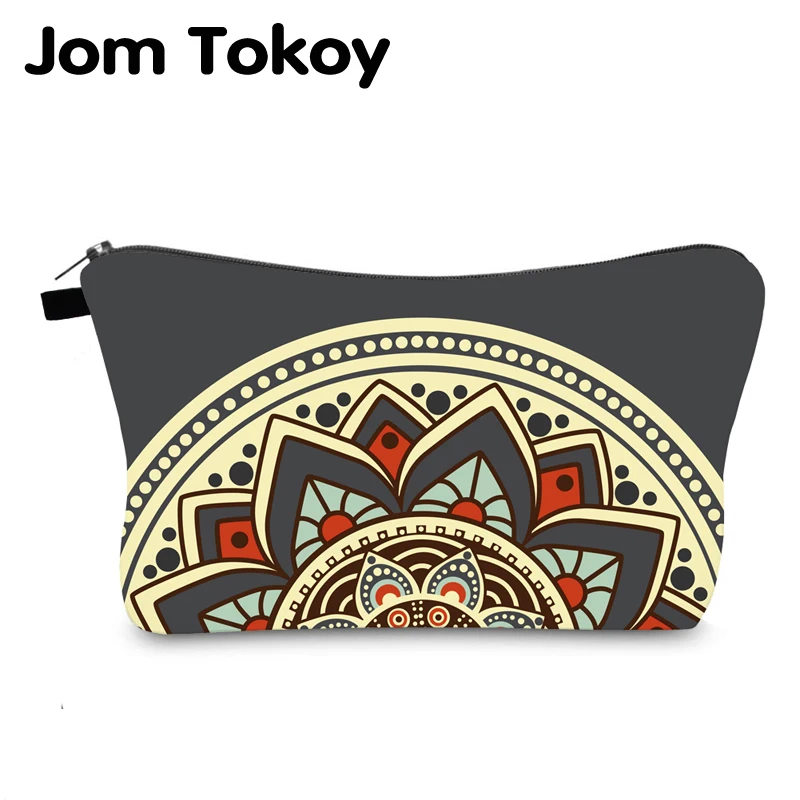 Косметичка Jom Tokoy с принтом мандалы персонализированные косметички органайзер
