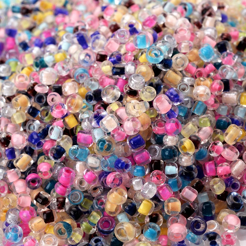 

New 500Pcs/Lot 3mm 16 Colors Small Czech Crystal Glass Seed Beads Loose Spacer Beads For Kids DIY Jewelry Making Accessories