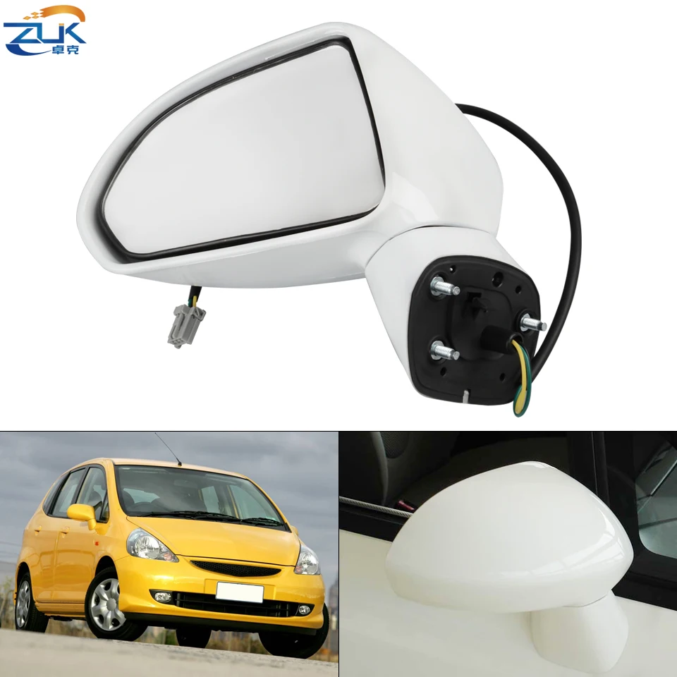 ZUK наружное зеркало заднего вида для HONDA FIT JAZZ 2005 2008 подходит салона 2003 2006 CITY 2007 3