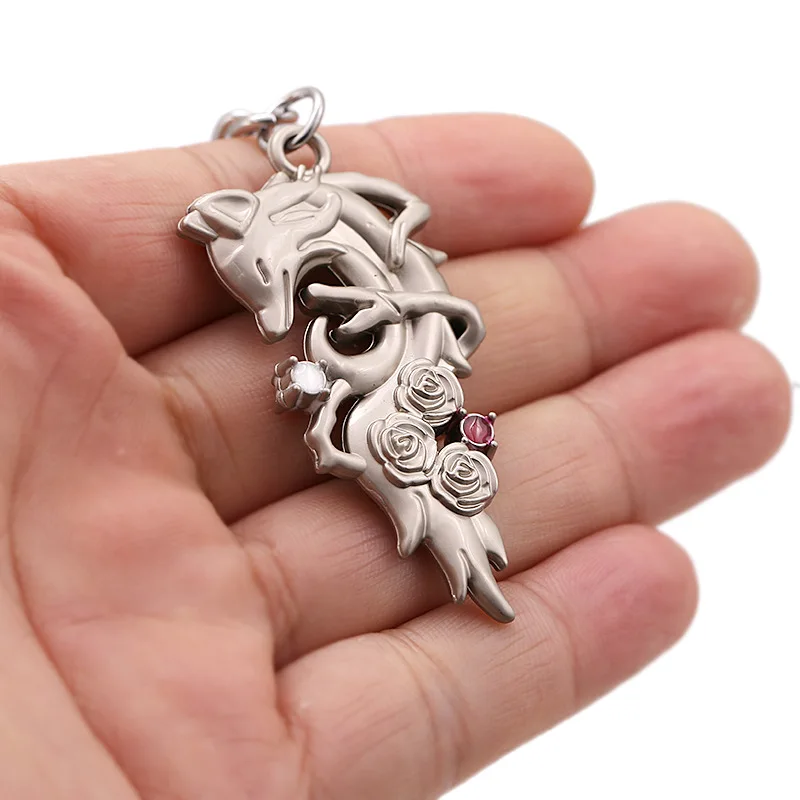 

YuYu Hakusho Keychain Kuwabara Kazuma Kurama Weapon Fox Pendant Keyring Jewelry Enamel Cosplay Accessory for Cartoon Fans New