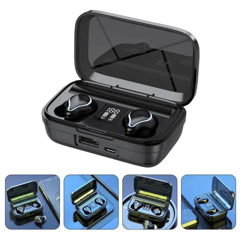 

1 set of Music Headset Smart Earphone Game Earbuds Wireless Earbuds for Outdoor Home