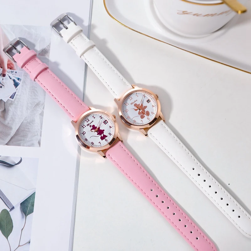 

2021Disney mickey mouse Children's smart wrist digital Waterproof electronic Watches Kids Electronic clock Girls boy