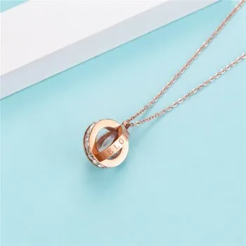 

Fashion Trend Titanium Steel Necklace Simple Personality Lantern Smart Jewelry Necklace N558
