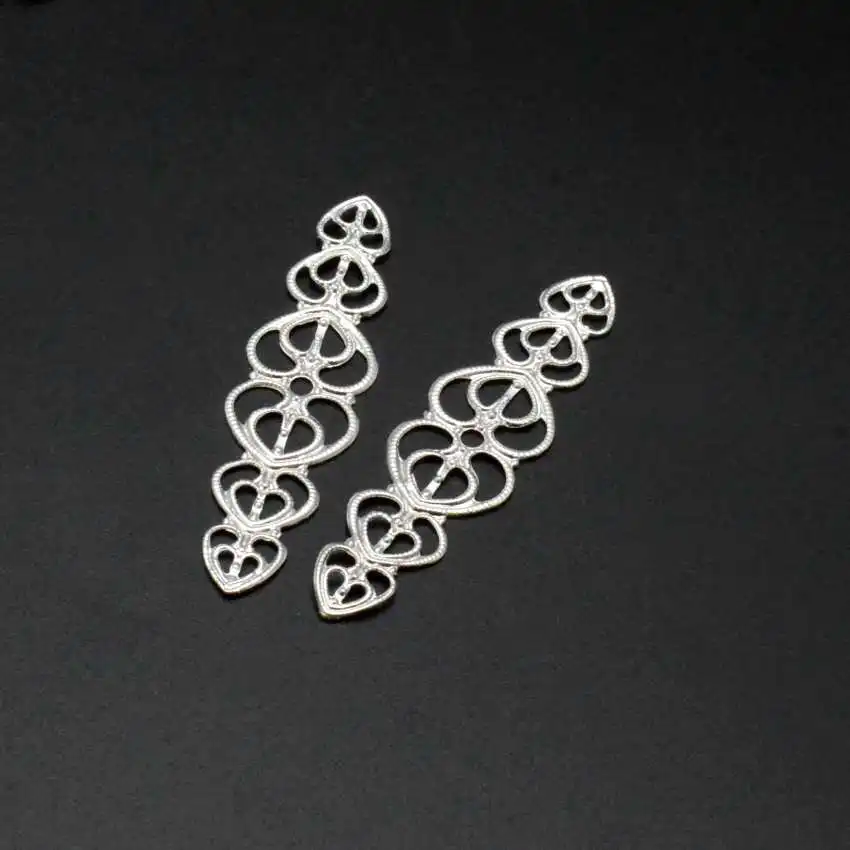 Бесплатная доставка 20 шт. с бронзовой филигранью под старину оборачивающиеся