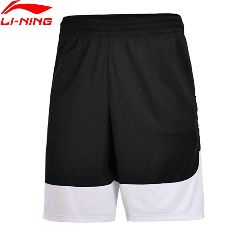 Мужские баскетбольные шорты Li Ning из 100% полиэстера с дышащей подкладкой
