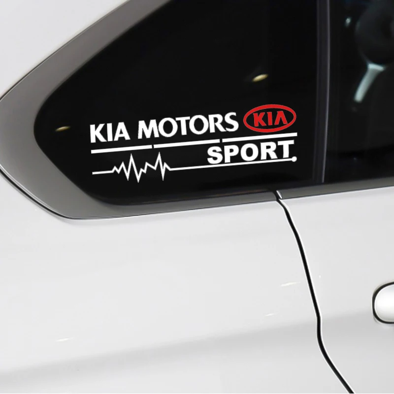 Наклейка на передний бампер для KIA K2 K3 K4 K5 Sorento Sportage R Rio Soul 2 шт. автомобильная
