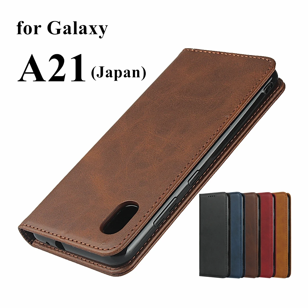 

Кожаный чехол для Samsung Galaxy A21, японская версия, флип-чехол, футляр для карт, магнитный Привлекательный чехол, чехол-бумажник