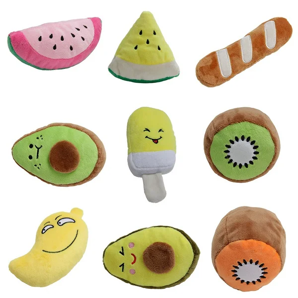 

Плюшевые игрушки для домашних животных, интерактивные пищалки для собак, милая плюшевая Набивная игрушка, прочные игрушки для кошек средне...