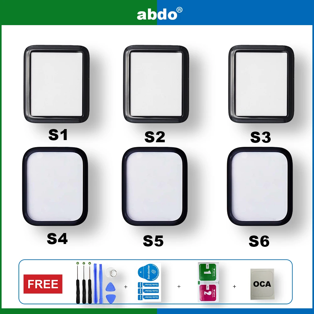 Для Apple Watch Series 1 2 3 4 5 внешняя панель объектива сенсорный экран передний внешнее