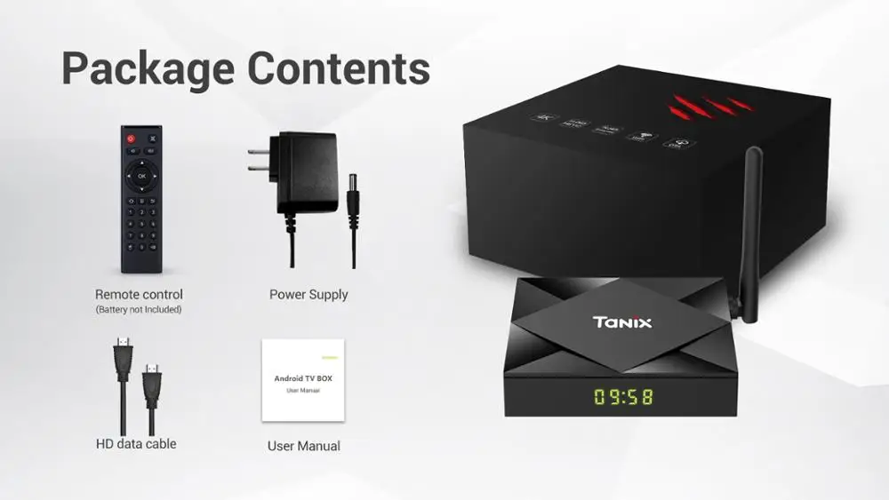 ТВ-приставка Android 10 4 Гб 32 ГБ 4K Youtube Netflix медиаплеер 3D видео 2 4G/5G Wi-Fi Bluetooth ip |