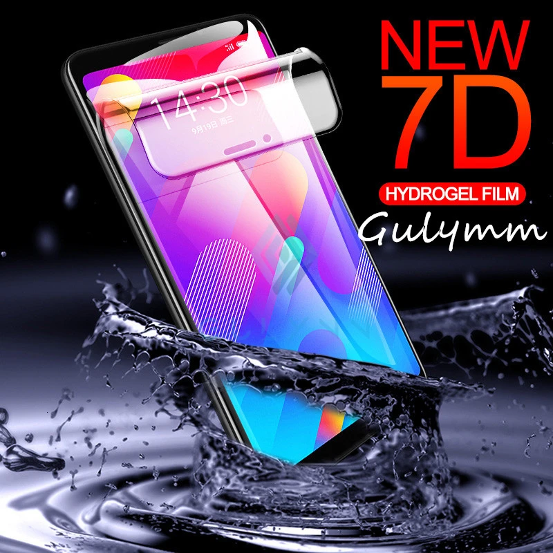 9D мягкая Гидрогелевая пленка для Meizu Pro 7 Pro7 15 Plus 15Lite ультратонкий защитный экран