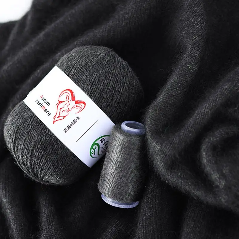 Мягкая кашемировая пряжа 50 г плюшевый шерстяной шарф ручной вязки не скатывается