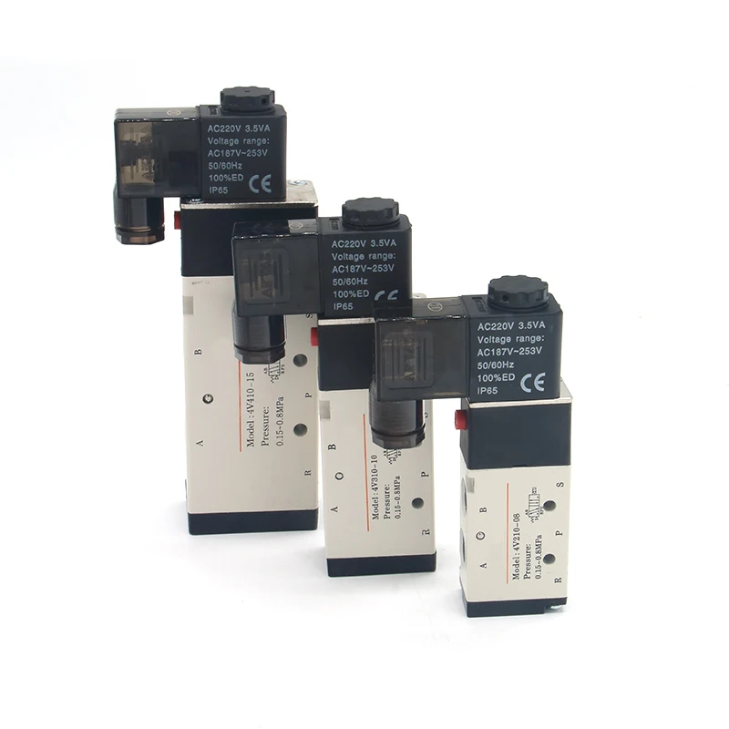 Пневматический электромагнитный клапан Электрический 4v410 15 контроль воздуха