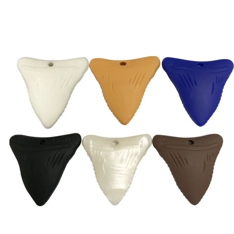 Комплект из 2 предметов с изображением акулы зуб силиконовые жевательные Цепочки