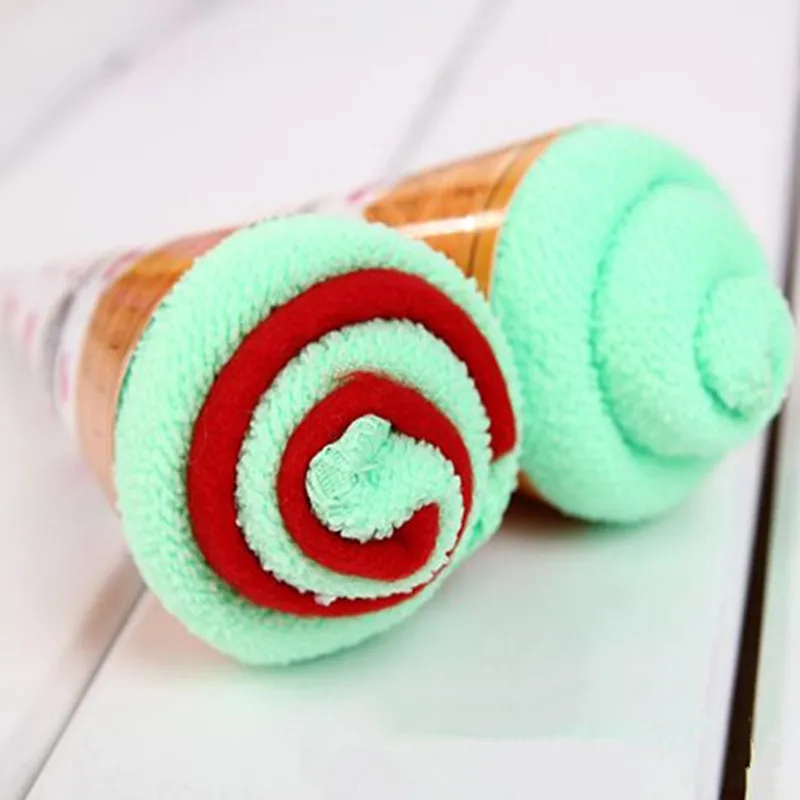 Красочное полотенце в форме мороженого мягкое украшение для гостевечерние НКИ